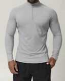 Half Zipper Quickly Drying Fitness GYM House Wear Men's Sweatshirt S-2XL