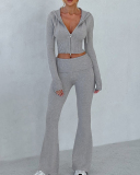 Women Leisure Wholesale Fashion Two Piece Pant Set S-L