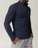 Half Zipper Quickly Drying Fitness GYM House Wear Men's Sweatshirt S-2XL