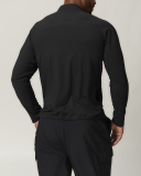 Men's Stand Neck Fitness Solid Color Outdoor Casual Warm Long Sleeve Coat S-2XL
