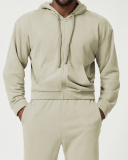Men's Private Logo Customization Zipper Front Long Sleeve GYM Hoodies Coat S-2XL