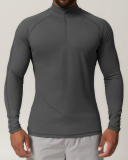 Half Zipper Quickly Drying Fitness GYM House Wear Men's Sweatshirt S-2XL