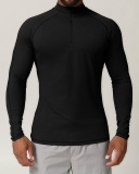 Half Zipper Quickly Drying Fitness GYM House Wear Men's Sweatshirt S-2XL