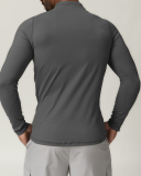 Half Zipper Quickly Drying Fitness GYM House Wear Men's Sweatshirt S-2XL