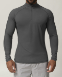 Half Zipper Quickly Drying Fitness GYM House Wear Men's Sweatshirt S-2XL