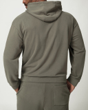 Men's Private Logo Customization Zipper Front Long Sleeve GYM Hoodies Coat S-2XL
