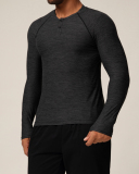 Men's Long Sleeve Crew Neck Training GYM Wholesale T-shirt S-2XL