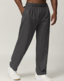 Cotton Wholesale Men's Sports Solid Color Sweatpants Grey Black S-2XL