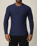 Men's Long Sleeve Crew Neck Training GYM Wholesale T-shirt S-2XL
