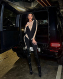 Black Long Sleeve Women Wholesale Jumpsuit S-L