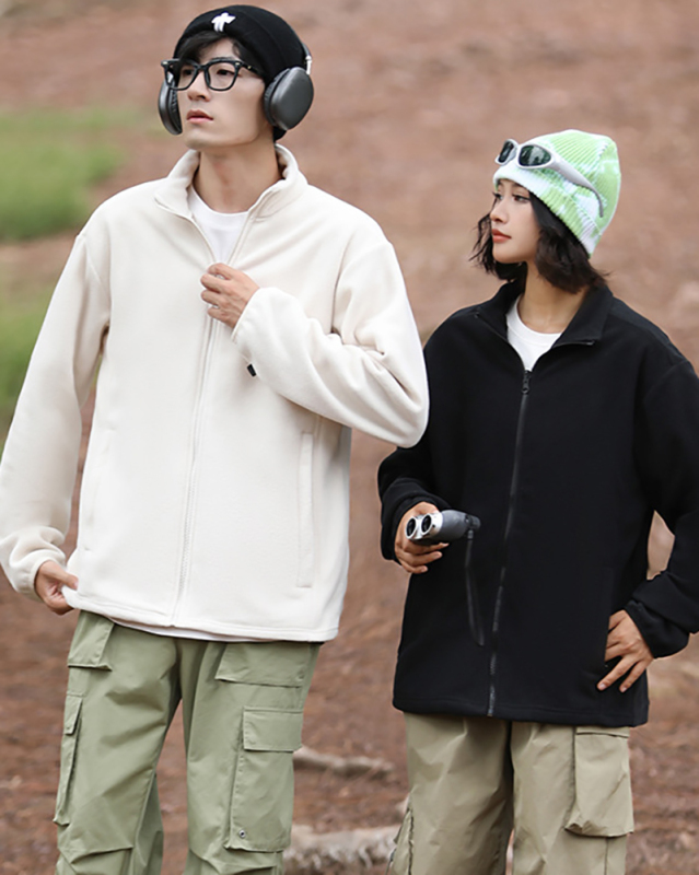 Polar Fleece Winter Thick Outdoor Windproof, Warm, Wear-Resistant Fleece Jacket XS-4XL