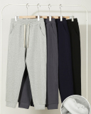 300g Men's Twill Cotton Retro Casual Sweatpants Loose Sports Pants S-3XL