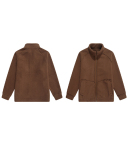 Winter Warm Men's Fleece Full-zipper Long Sleeve Thick Coat M-2XL