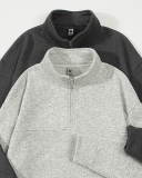 Wholesale Supplier Men's Long Sleeve Half Zipper Autumn Winter Sweatshirt M-3XL