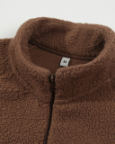 Winter Warm Men's Fleece Full-zipper Long Sleeve Thick Coat M-2XL