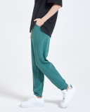 300g Men's Twill Cotton Retro Casual Sweatpants Loose Sports Pants S-3XL