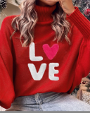 High Neck Women Wholesale Christmas Sweater Tops S-XL