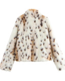 Winter Hot Sale Fashion Girl Fur Coat XS-L