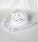 Hand Knitted Hollow Hat Straw Hat
