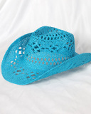 Hand Knitted Hollow Hat Straw Hat