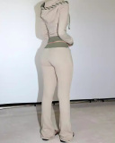 Unique Design Women Wholesale Fashion Sporty Two Piece Pant Set S-XL