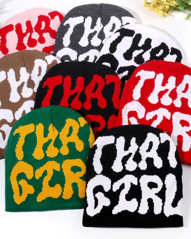 Y2K Girl Winter Beanie Hat