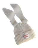 Personalized Ear Protection Rabbit Ear Woolen Hat Warm Knit Hat One Size
