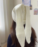 Personalized Ear Protection Rabbit Ear Woolen Hat Warm Knit Hat One Size