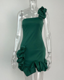 Ruffle Women New Summer Short Party Dress S-XL