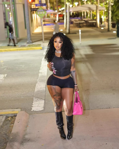 Black Wholesale Women Summer Two Piece Short Outfits S-XXL