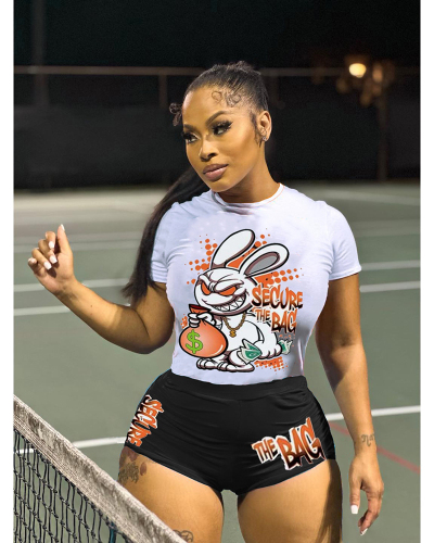 Cute Leisure Women Summer Short Set XS-3XL