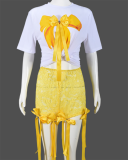 Cute Girl Wholesale Summer 2pcs Short Set S-L