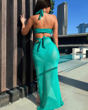 3pcs Set Wholesale Green New Hot Swimwear S-L