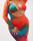 3PCS Set Women Wholesale Floral Printed Swimwear Set S-L