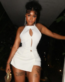 Sleeveless Women Party Two Piece Short Set S-L