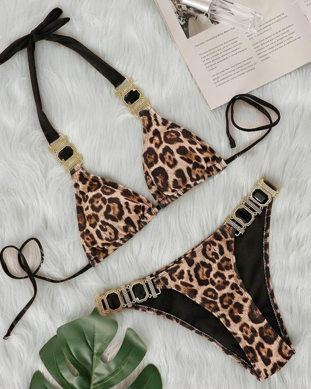 Leopard Printed Wholesale Newest Bikini Set S-L