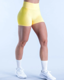 OEM Women Seamless Ruched Hips Lift Work Out Fintess Shorts XS-XL