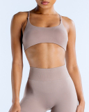 Wholesale Women Customized OEM LOGO Sling Sports Bra XS-XL