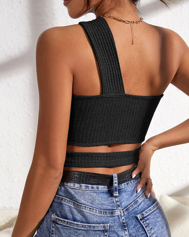 Y2K Style Women Cute Sexy Tops Vest S-XL