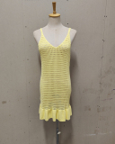 Vacation Women Beach Knitted Dress One Size