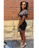 Fishnet Wholesale Women See Through Short Dress One Size