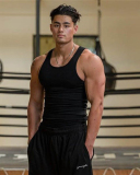 Logo Customized Mens Summer Fitness Fashion Solid Color Sports Vest S-3XL