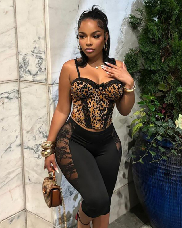 Black Lace Low Waist Women Sexy Shorts Pant S-L