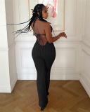 Crochet Women Wholesale Knitted Jumpsuit S-L
