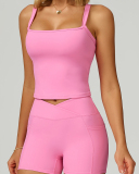 Women OEM Logo Square Neck Sports Vest S-XL