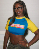 Blue Women Short T Shirt S-L