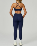 Women Fitness GYM Sports Sling Bra Running Leggings Two Piece Sets S-XL