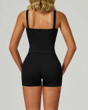 New OEM Sports Vest Running GYM Shorts Yoga Two-piece Sets S-XL