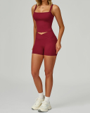 New OEM Sports Vest Running GYM Shorts Yoga Two-piece Sets S-XL