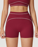 Women Logo Add Colorblock Yoga Bottom Mini Tight Shorts S-XL